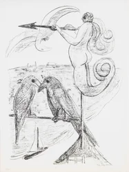 Girouette, planche 2 du portfolio « Jour et Rêve »