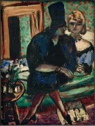 Deux femmes sur le canapé