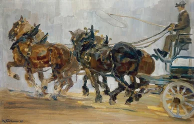 Attelage à quatre chevaux