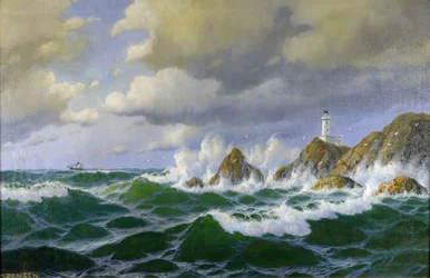 Phare sur les falaises