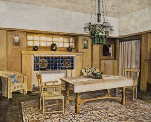 Salle à manger à Karlsruhe, 20e siècle