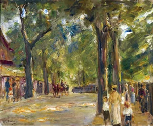 Figures sur la Grosse Seestrasse à Wannsee