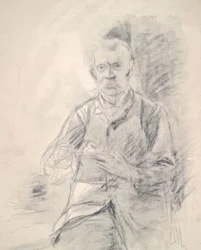 Fritz von Uhde / Lithographie de Liebermann