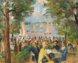 Restaurant de jardin à la Havel, 1934
