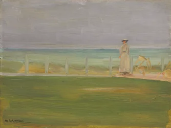 Dame à la plage