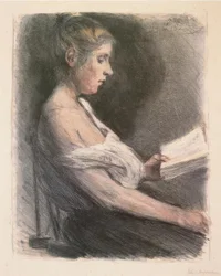 Jeune fille lisant