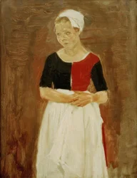 M. Liebermann, Fille orpheline debout