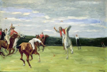 Joueur de polo au Jenischpark, Hambourg, 1903