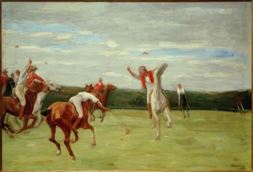 Joueurs de polo dans le parc de Jenisch