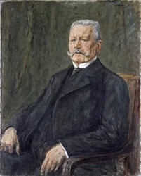 Portrait du président Paul von Hindenburg