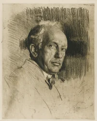 Portrait du compositeur Richard Strauss 1864-1949, vers 1914