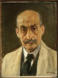 Autoportrait (buste en blouse de peintre)