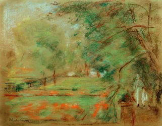 Promenade dans le jardin au Wannsee