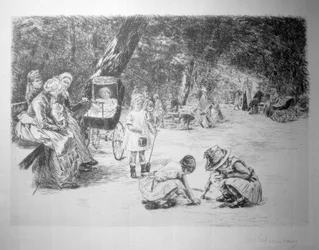Enfants jouant