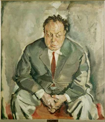 Acteur Emil Jannings (peinture sur toile)