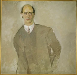 Compositeur Arnold Schoenberg (peinture sur toile)