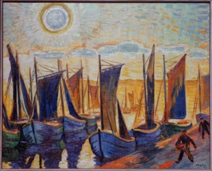 Bateaux de pêche à Leba