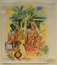 Photos de voyage Italie - Mers du Sud (Trois femmes assises)