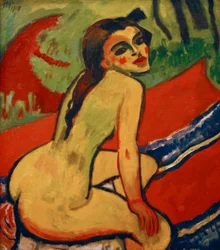 Nu féminin assis/1910