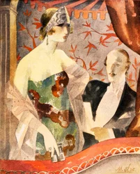 Couple dans la loge
