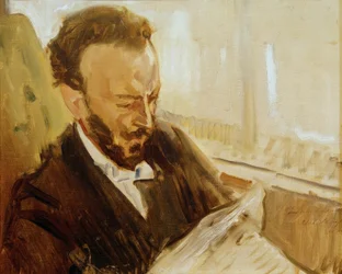 Francisco d’Andrade, lisant le journal