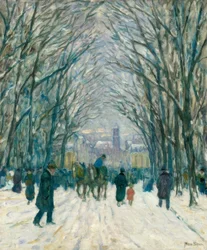 Porte de Ratinger en hiver