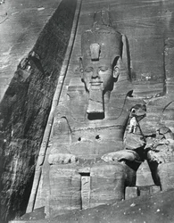 Statue colossale, Égypte, 1852