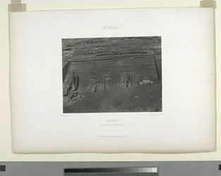 Détail du Grand Temple, Abu Sunbul, Égypte