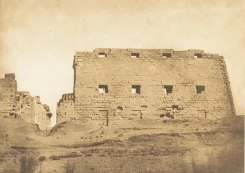 Grand pylône du palais de Karnak, Thèbes, 1849-50