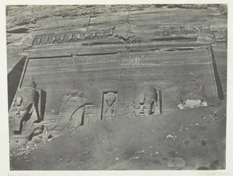 Ibsamboul, Vue Générale Du Grand Spéos De Phrè, Nubie