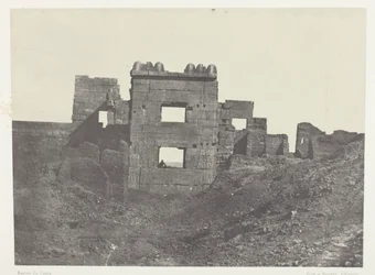 Médinet-Habou, Façade Orientale du Gynécée de Ramsès-Méiamoun; Thèbes