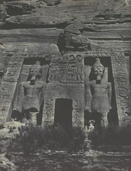 Nubie. Ibsamboul. Entrée du Spéos d