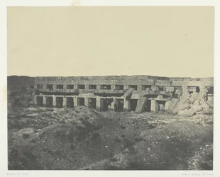 Palais de Karnak, Appartements Privés du Palais, Promenoir de Thoutmôsis III, Thèbes, 1849-51