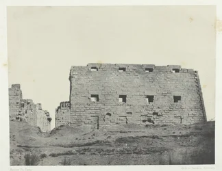 Palais de Karnak, Grands pylônes du sud-ouest, Thèbes, 184951, imprimé en 1852