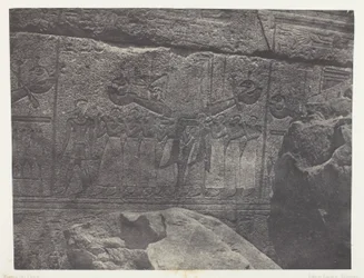 Palais de Karnak, Sculptures Extérieures du Sanctuaire de Granit; Thèbes