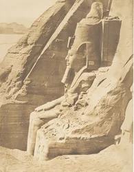 Profil du Colosse oriental du Spéos de Phré, à Abousembil Portrait de Ramsès