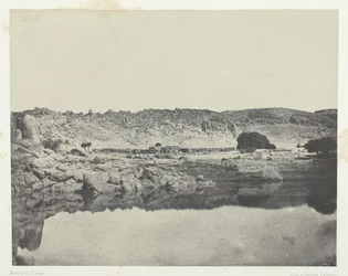 Rive septentrionale du Nil, village d