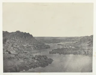 Sortie de la Première Cataracte, Haute-Égypte, 1849-51, imprimé en 1852