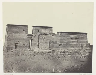 Temple De Dakkeh (Ancienne Pselcis); Nubie, plate 94 from the album "Egypte, Nubie, Palestine et Syrie" (1852)