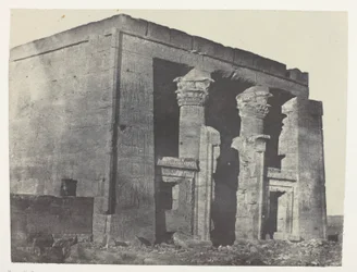 Temple De Dakkeh, Naos; Nubie, plate 95 from the album "Egypte, Nubie, Palestine et Syrie" (1852)