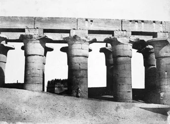 Ruines du temple, Égypte, 1852