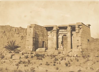 Vue du Temple de Tafah Taphis, 9 avril 1850