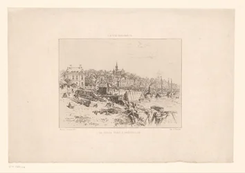 Vue du port de Trouville (La vie élégante)
