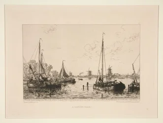 À Zaandam, Hollande