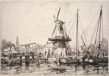 À Harlem, Hollande, 1877