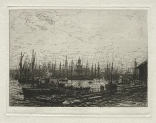 Le Port de Bordeaux, soir