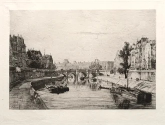 Vue du Pont St. Michel