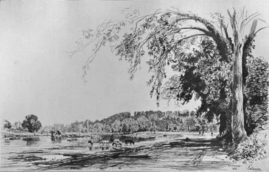 Vue de Richmond depuis la Tamise