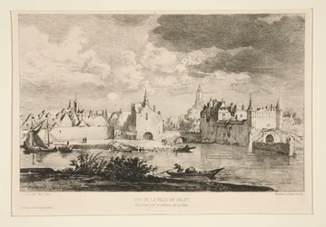 Vue de la ville de Delft