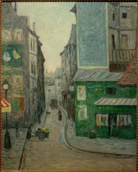 Place Saint-André des Arts, Rue Suger, Paris